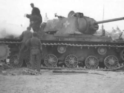 German KV-1 model 1941 with 76,2 mm ZIS-5 gun