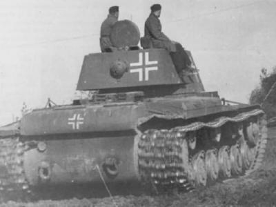 German KV-1 of unknown Wehrmacht unit with balkenkreuz