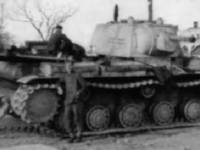 KO German KV-1 model 1940 with 76,2 mm F-32 gun