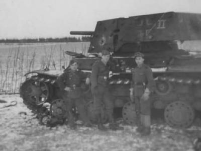 KV-1 tank in german service