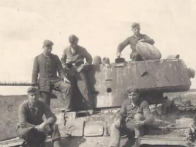 KV-1 heavy tank with cast turret