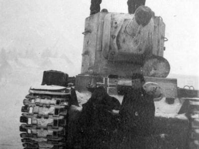 German KV2 winter camouflage 2