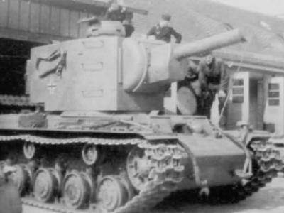 KV-2 tank in german service – tank of the Panzer-Kompanie z.b.V. 66, Neuruppin 1942