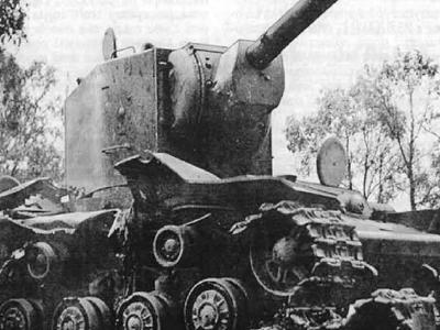 KV2 destroyed tank 2