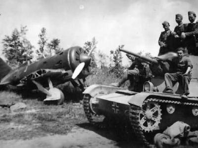 T-26 and I-16 fighter 1941