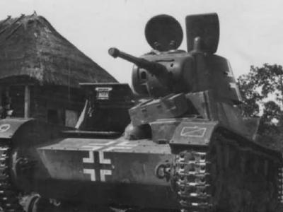 T-26 of unknown German unit