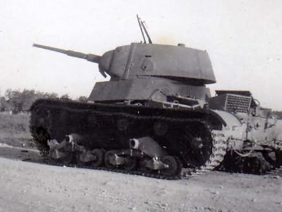 T-26 tank model 1939 Krasnodar August 1942