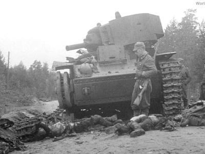 Destroyed T-28E Finland
