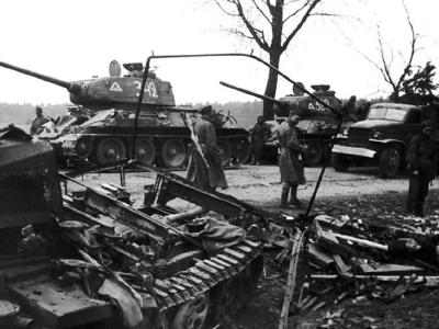 T-34-85 of the 9th Tank Corps, Germany 1945