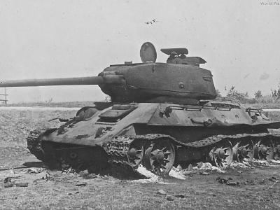 T-34/85 Riga area 1944