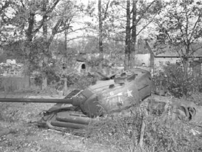 Nemmersdorf soviet tank T-34/85 of the 2nd Guards tank corps