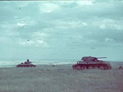 T-34 soviet tanks in color