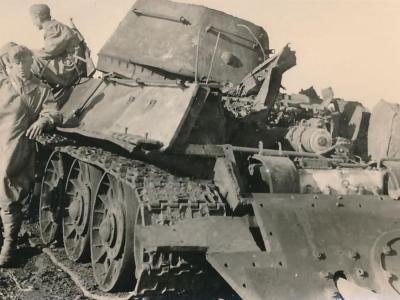T-34 engine bay