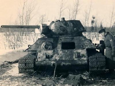 T-34 medium tank winter 4