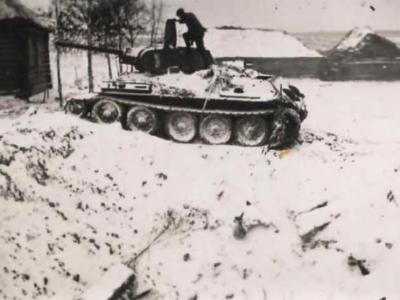 Tank T-34 winter 8