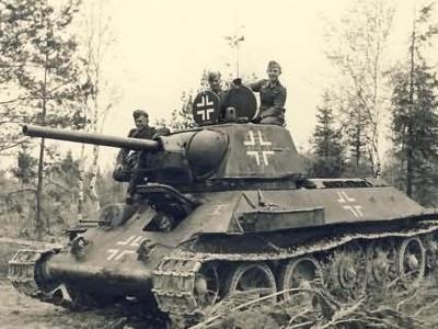 German T-34 76 tank 21