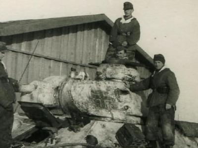 German Pz. 747(r) tank turret