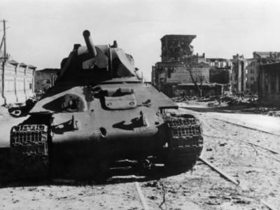 T-34 tank Stalingrad area