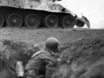 burned out T-34 3