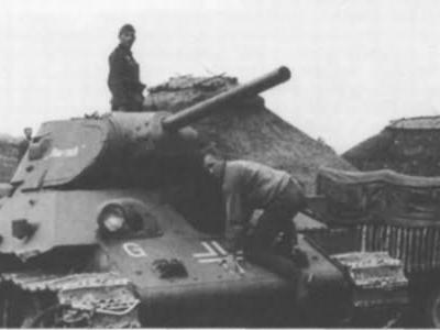 T-34 tank early in German Wehrmacht Service 05
