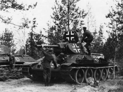 T-34 tanks in german Wehrmacht service 34