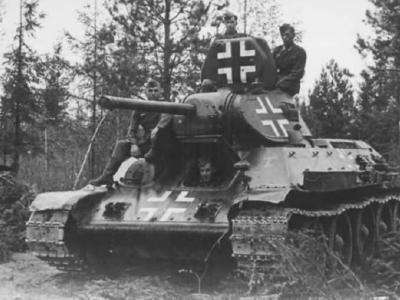 T-34/76 tank in german Wehrmacht service 52