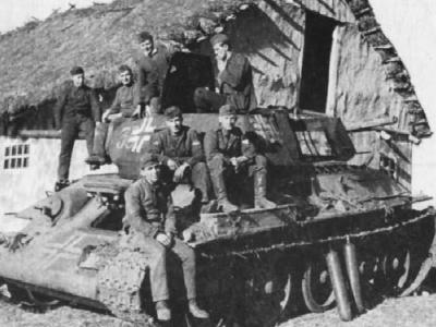 T-34/76 tank in german Wehrmacht service 56
