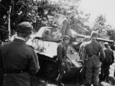 T-34/76 tank in german Wehrmacht service 41