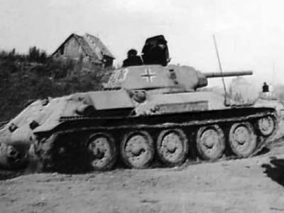 T-34 tank early in german service