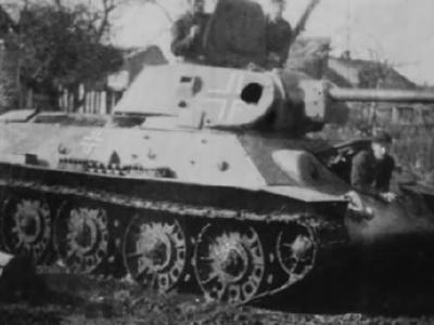 T-34/76 tank in German Wehrmacht Service 24