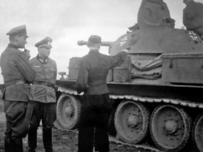 T-34/76 tank in german Wehrmacht service 83