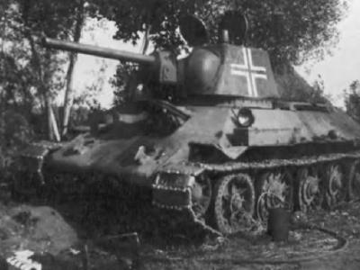T-34/76 tank in german Wehrmacht service 69