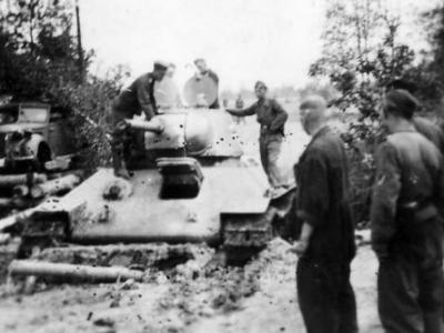 Captured soviet T-34
