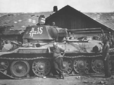 T-34/76 tank #15 in german Wehrmacht service 68