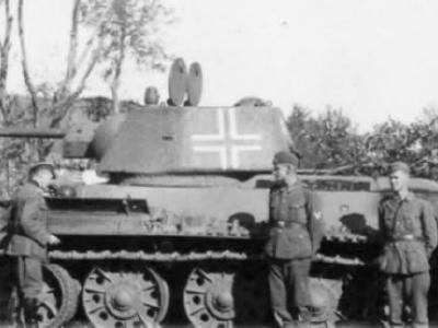 T-34 tank early in German Wehrmacht Service 9