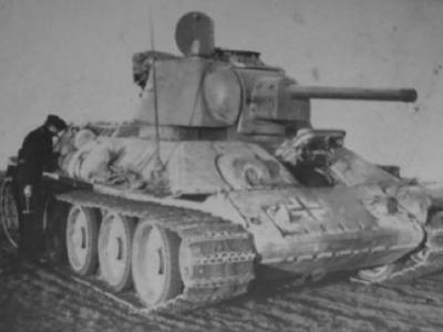 T-34/76 tank in German Wehrmacht Service 22