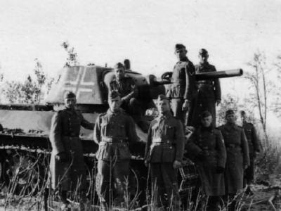 T-34/76 tank in german Wehrmacht service 62