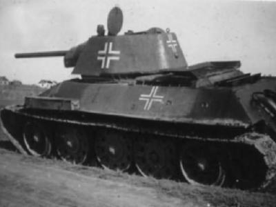 T-34/76 tank in German Wehrmacht Service 19