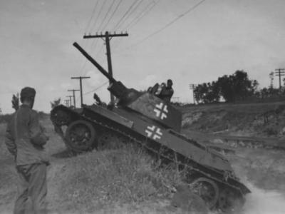 T-34 tank in german Wehrmacht service 43
