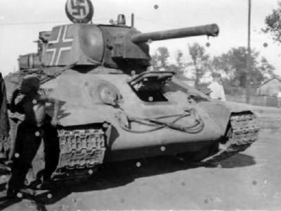 T-34/76 tank in german Wehrmacht service 67