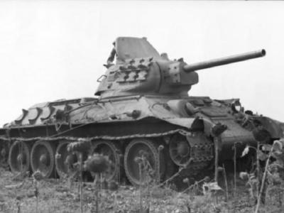 T-34/76 tank in german Wehrmacht service 71