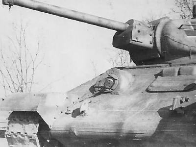 Captured german tank T-34
