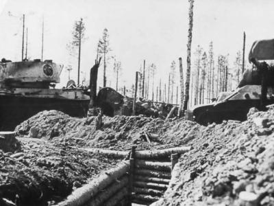 T-34 and KV-1 tanks