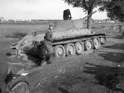 Captured T-34 tank 17