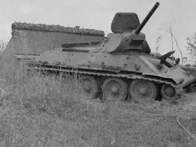 T-34 tank with welded turret 2