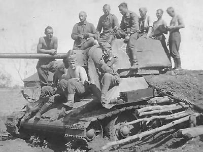 T-34 tank Baranowo August 1942