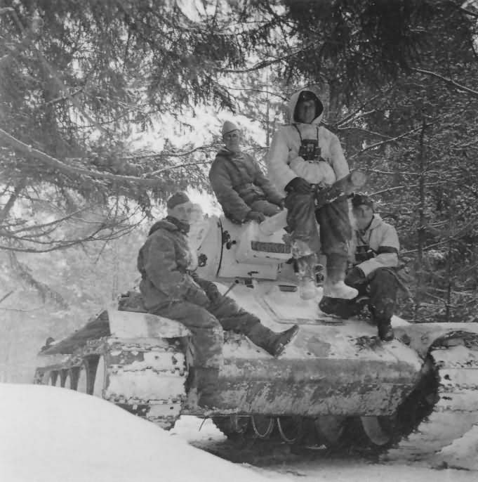 T-34 tank in German Service Lujew February 1943 2