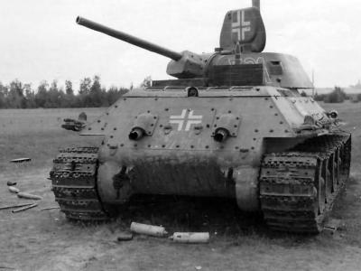 German T-34 number 531 rear view