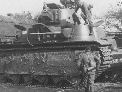 Soviet multi-turreted heavy tank T-35 45