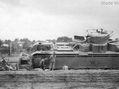 T-35 986-16 of 67th Tank Regiment, 34th Division